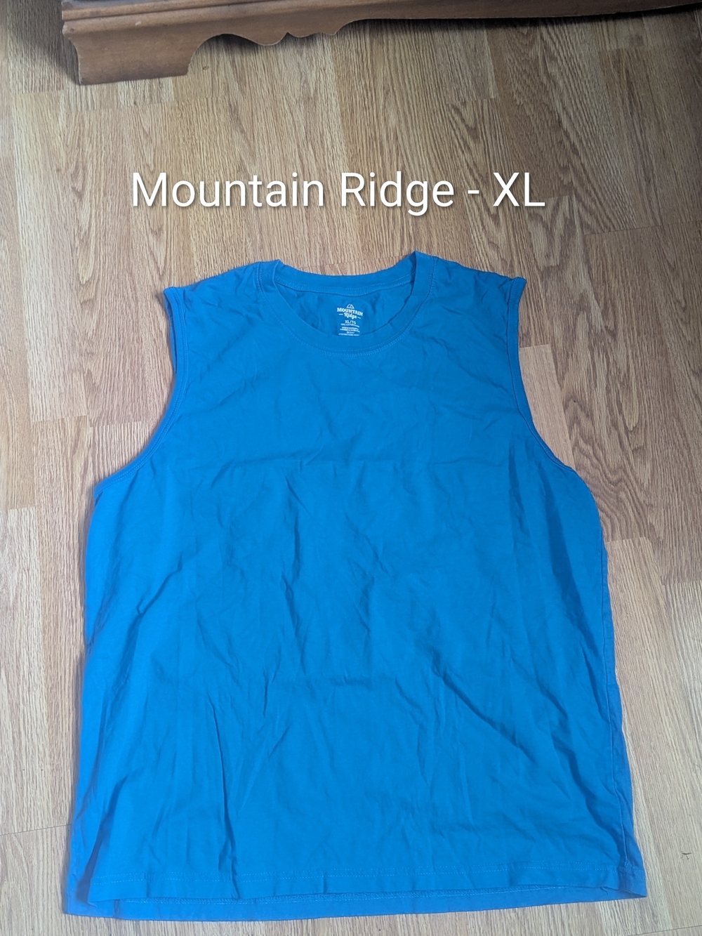 Men’s Blue Muscle Tank - XL